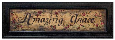 Amazing Grace Framed Print 5x20 - The Fox Decor